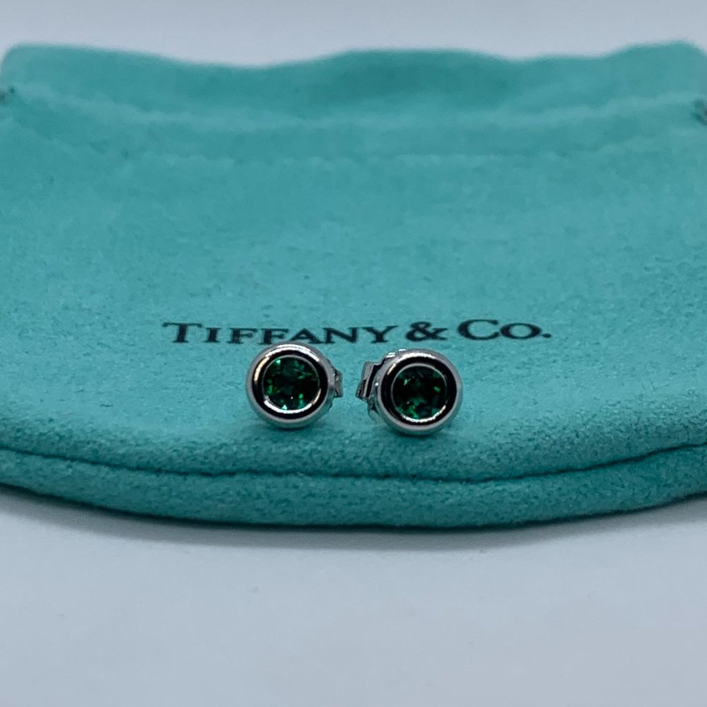 Tiffany & Co Color by the Yard Tsavorite Earrings